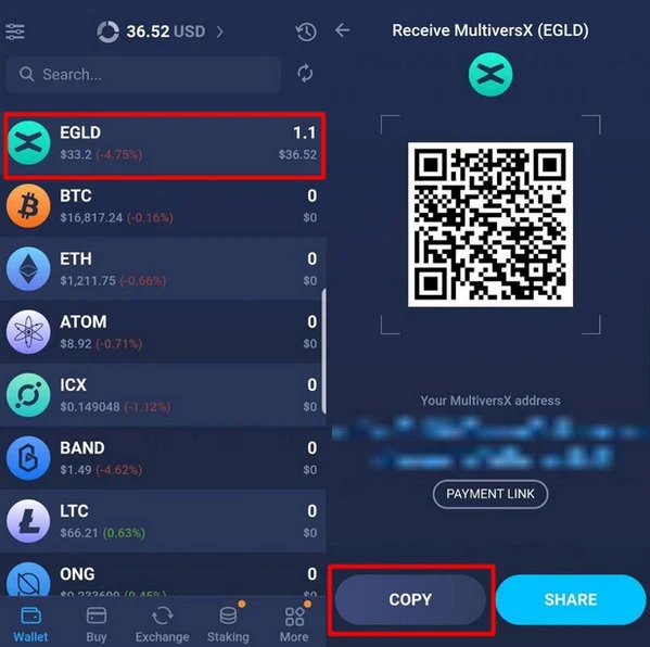 How To Stake EGLD Using Atomic Mobile Wallet Everstake Blog