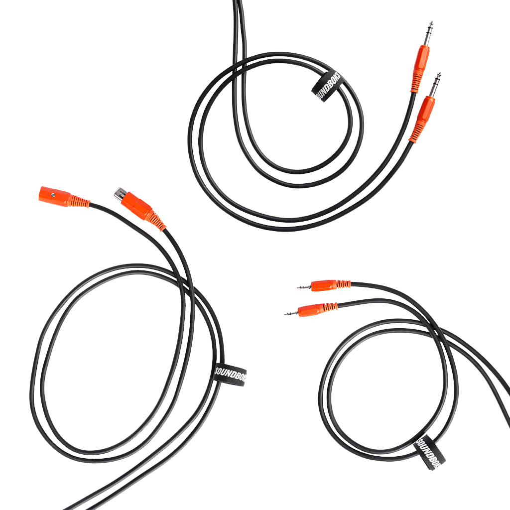 SOUNDBOKS AUX Cable, SOUNDBOKS 1/4 inch cable, SOUNDBOKS XLR Cable