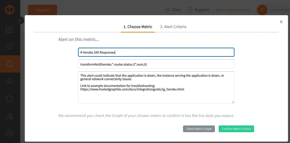 Installing Heroku's Hosted Graphite Monitoring & Dashboards Add-on - 3