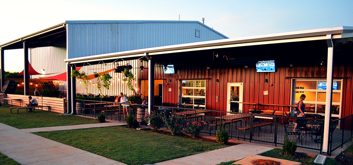 Exterior of Yellowhammer Brewery in Huntsville, AL