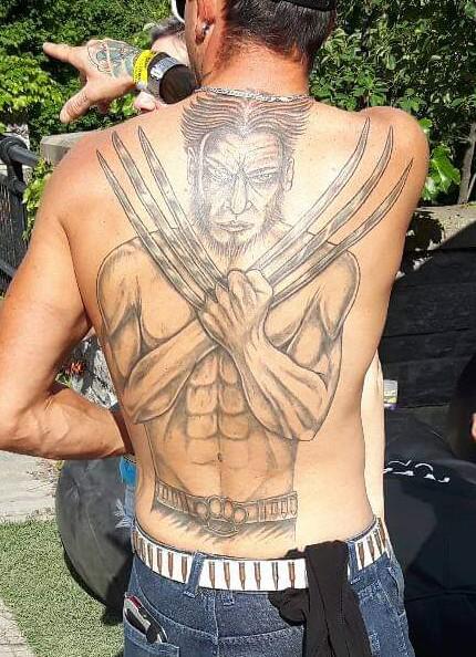 Wolverine tattoo fail