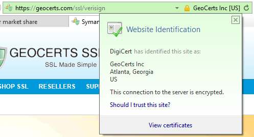 Ev Ssl Trust Indicators In Popular Browsers Blog Geocerts Com