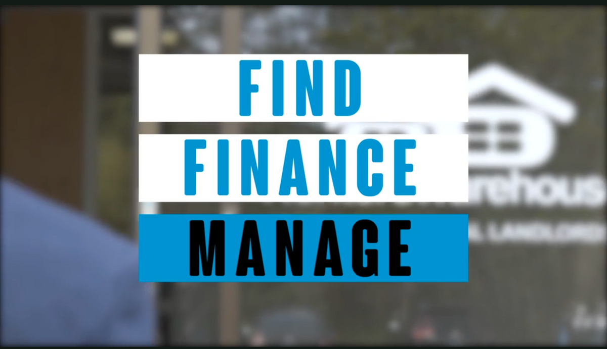 FIND FINANCE MANAGE text