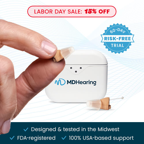 Primary MDHearing NEO XS: The Smallest Hearing Aids of All Image