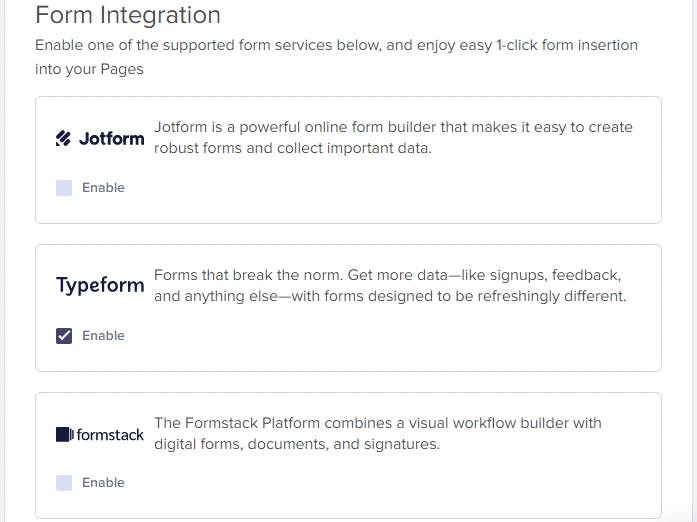 Typeform Data Integration