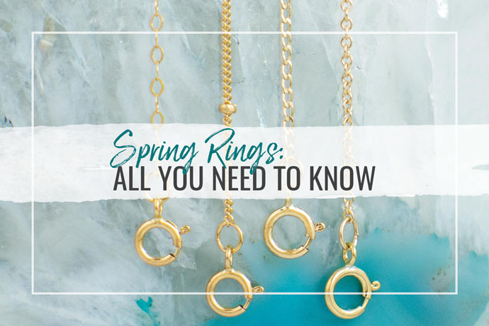 All you need to know about spring ring clasps – we cover the construction, benefits, and tips for the proper care and usage.
