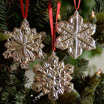 Copperton Lane: Replacement Metal Caps for Large Poland Glass Christmas  Ornaments, European, 15387