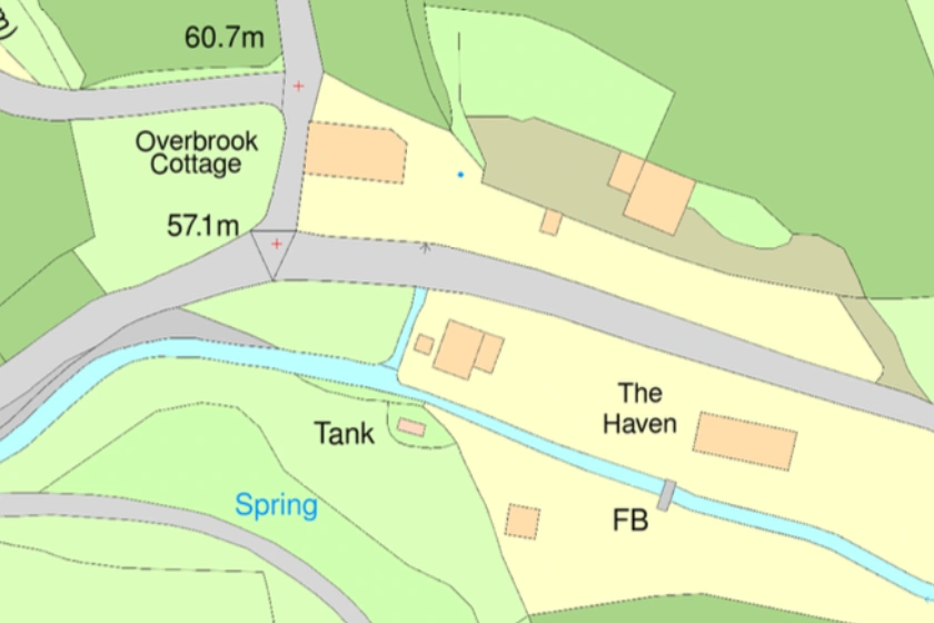 1:1250 scaled map example by MapServe®