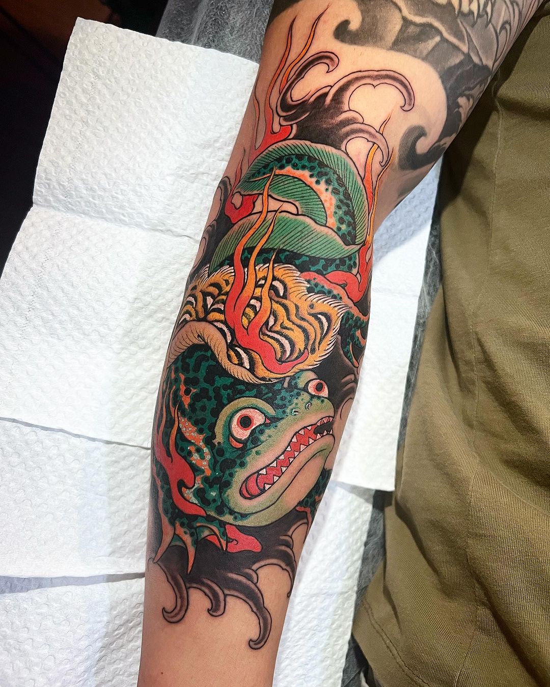 japanese tattoo by som nakburin