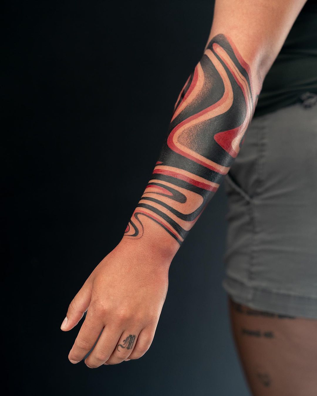 half sleeve tattoo by katie mizuno