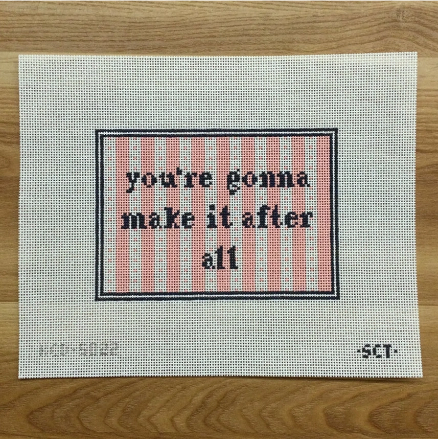 You’re Gonna Make it After All  by KCNeedlepoint