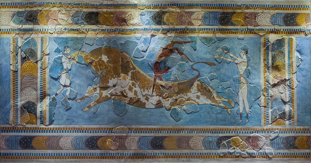 The bull leaping Fresco