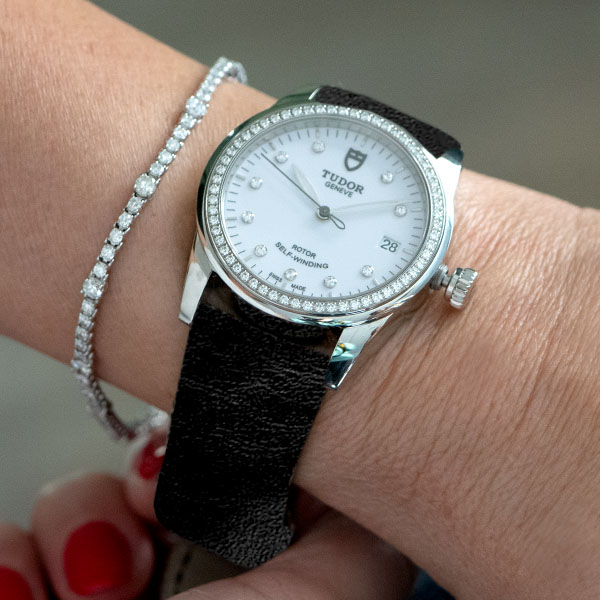 Tudor Watch & Diamond Bracelet