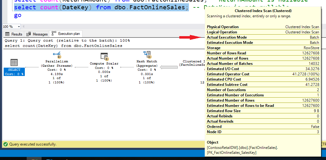 clustered index scan