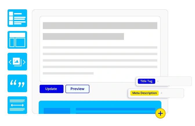 Website build with CMS