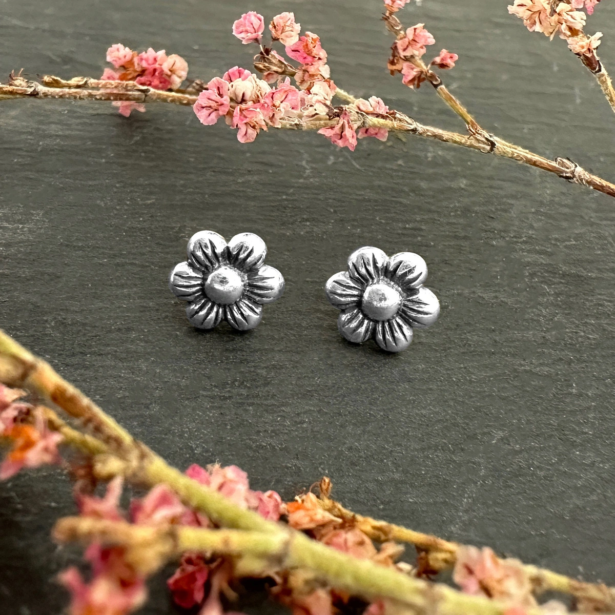 Wholesale Sterling Silver Flower Earrings