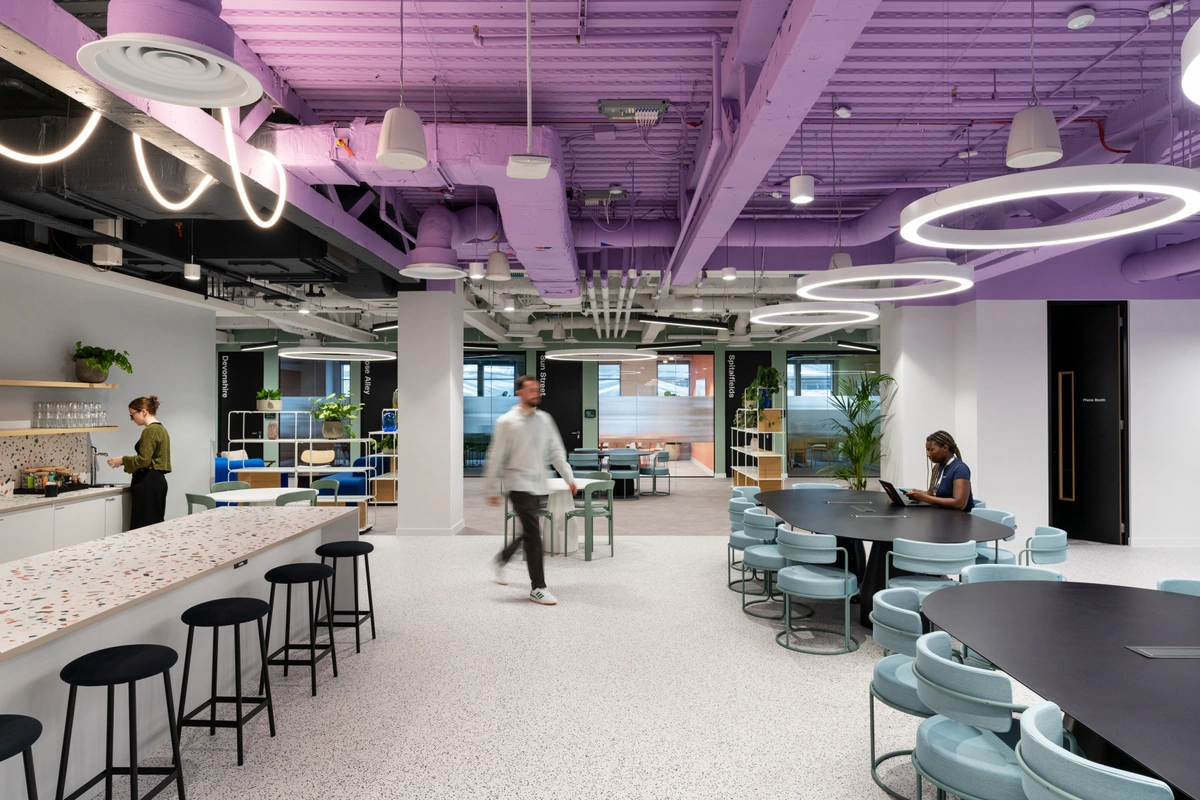 Huckletree Members working and connecting