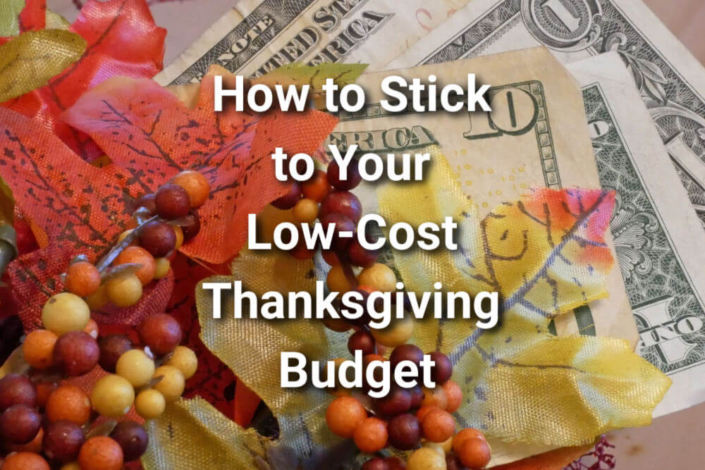 thanksgiving budget graphic