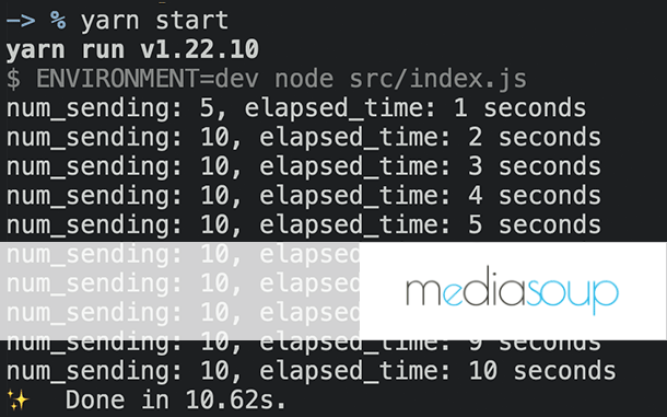 Arcas Load Testing with mediasoup