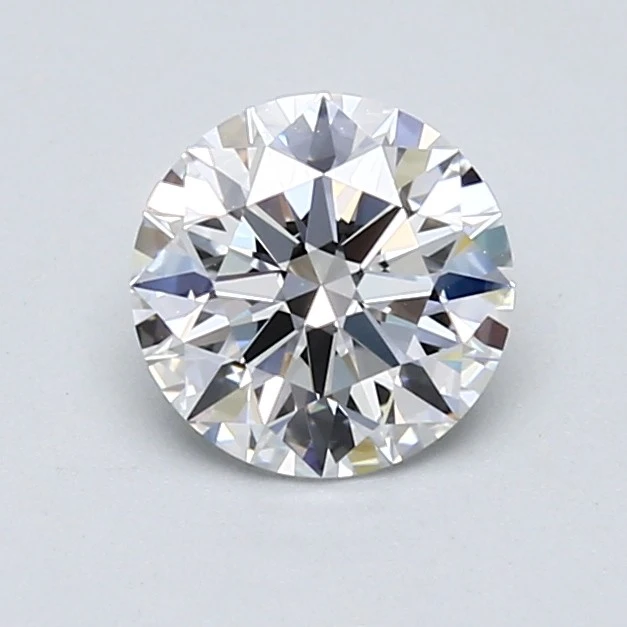 magnified image of a D color diamond