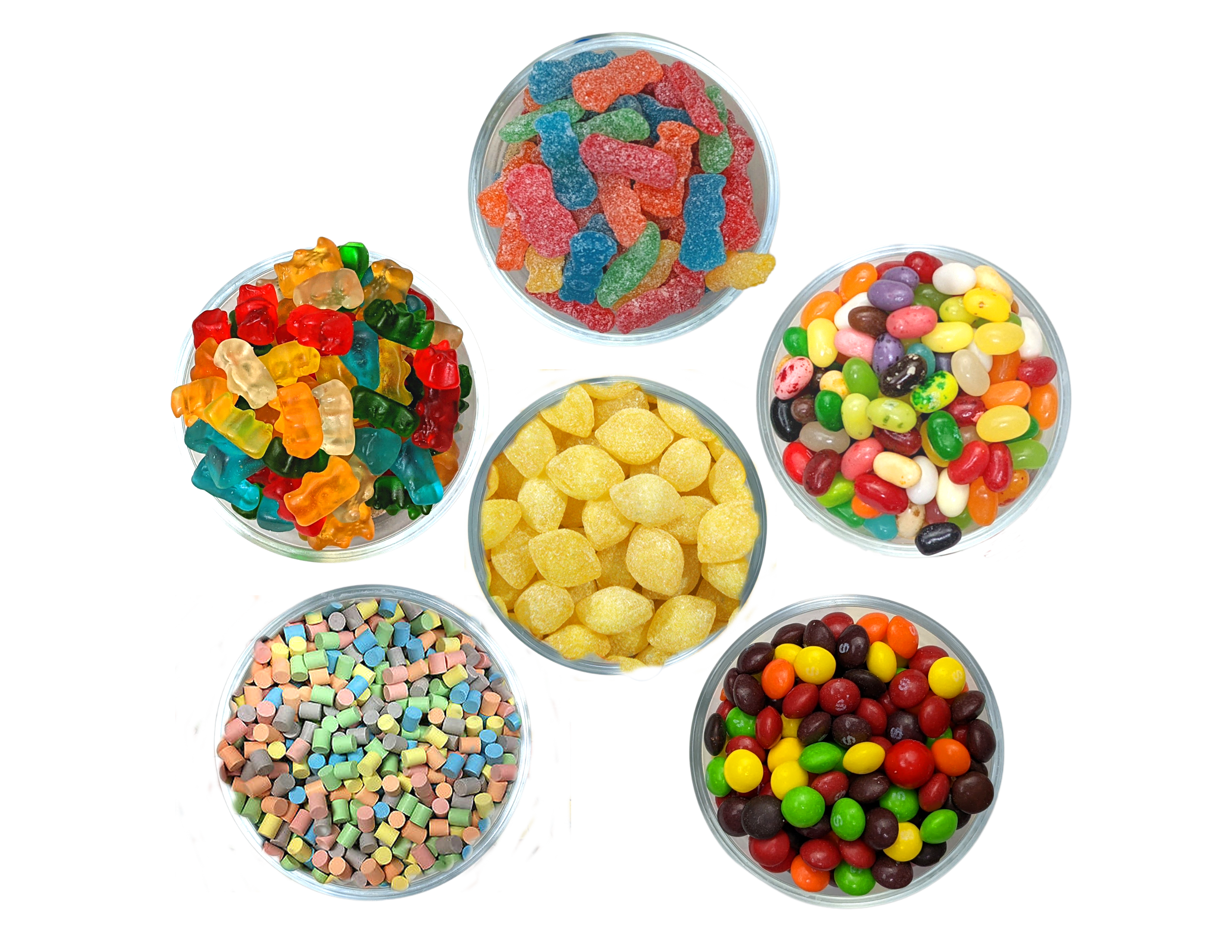 Corporate gift box | branded gifts | candy gift box | Sour Patch Kids | Gummy Bears | Jelly Bellys | Lemon Drops | Skittles | Tart-n-Tinys.