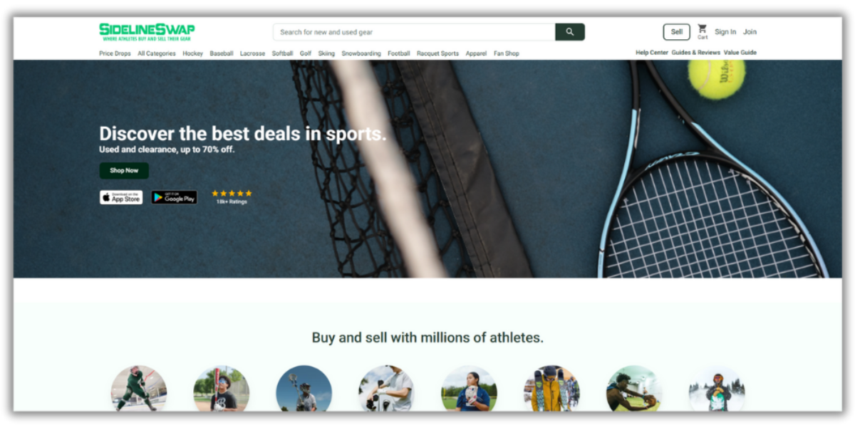 2025 ButterCMS Ecommerce Experience Awards - SidelineSwipe.webp