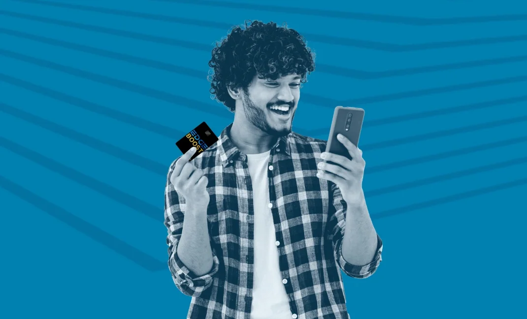 get boosted money and gain cash back rewards with the virtual visa debit card