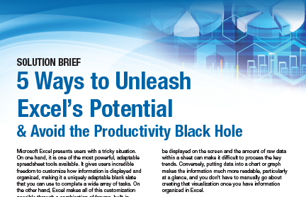 5 Ways to Unleash Excel's Potential & Avoid the Productivity Black Hole