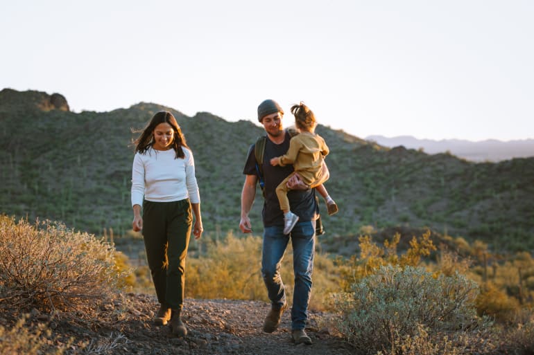 Hiking Family Arizona