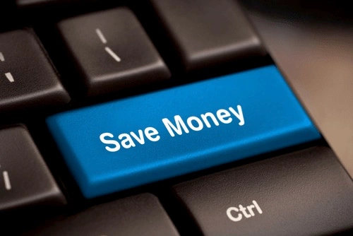 save money key on laptop