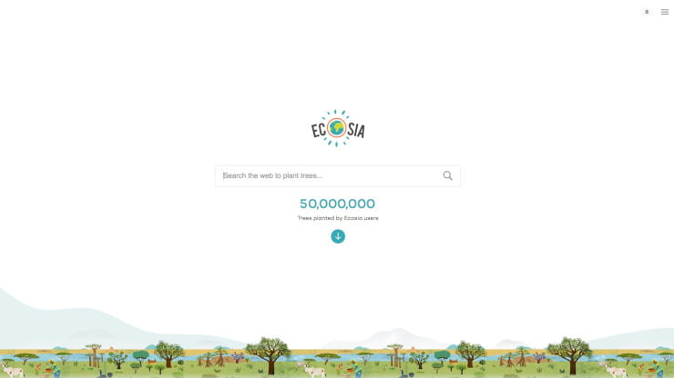 Ecosia ecofriendly search engine aggregator