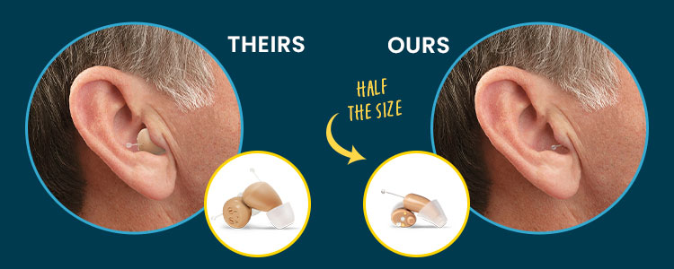 Better hearing&mdash;at half the size