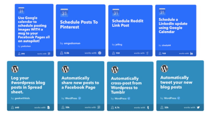 Best IFTTT Applets for Blogging