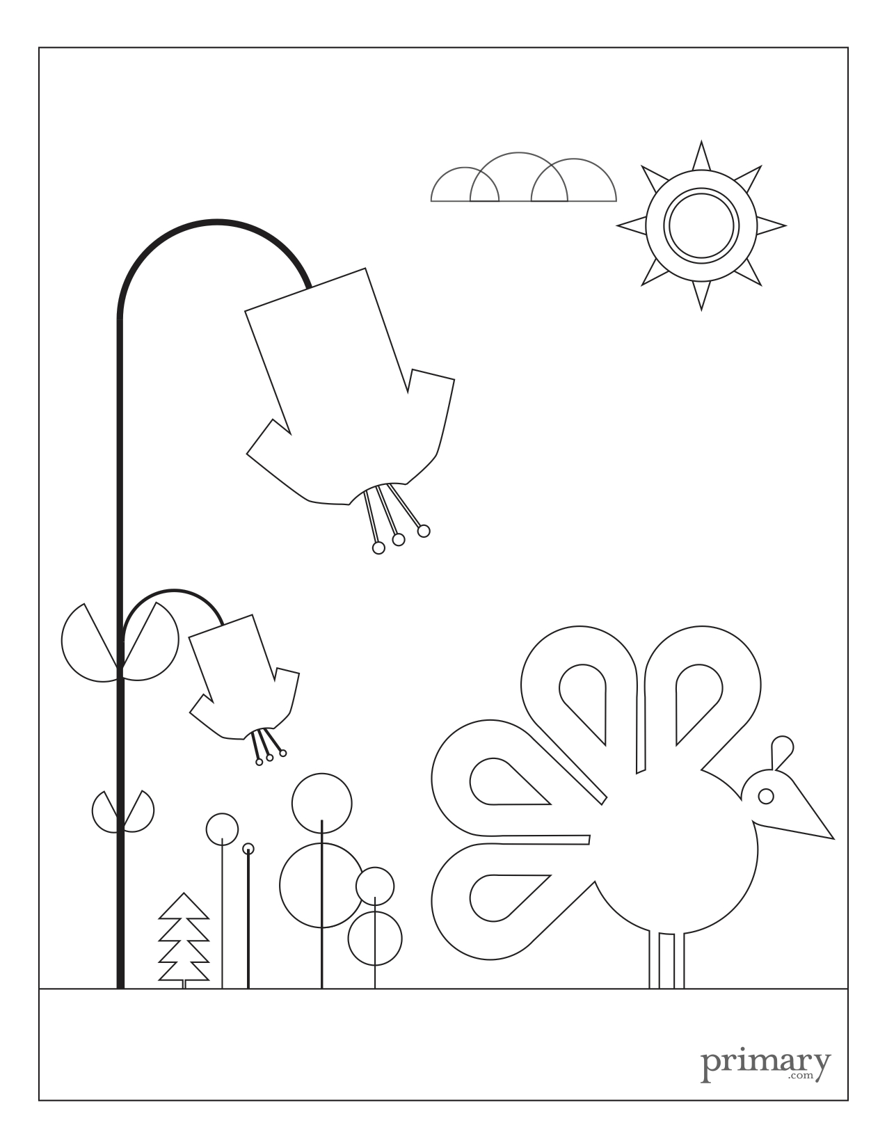 4 Fun and Free Downloadable Coloring Pages | A Blog by Primary