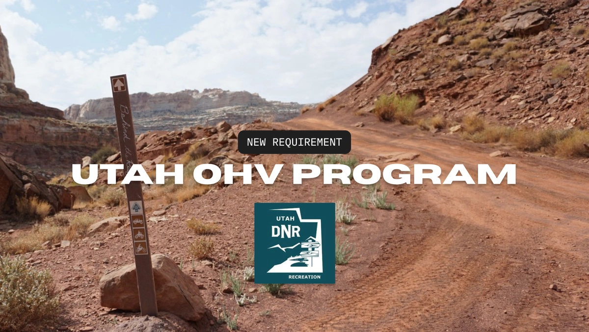 Required 2023 Utah OffHighway Vehicle (OHV) Program Trails Offroad