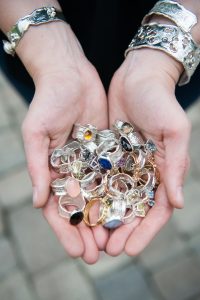 A handful of rings by Kristen Baird