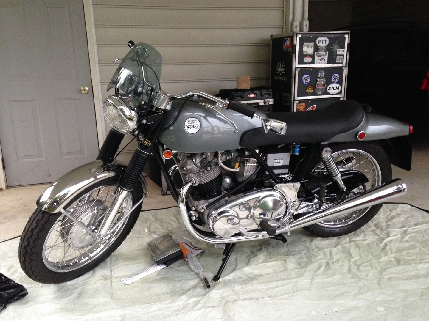 Clifton Parker's 1968 Norton Commando...