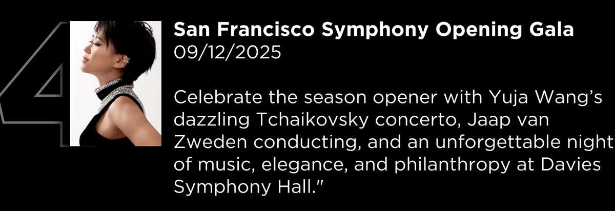 San Francisco Symphony: Opening Gala 2025