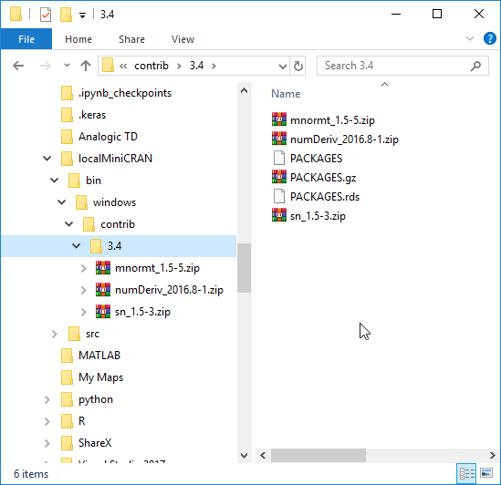 screenshot showing: repository files in the Windows File Explorer