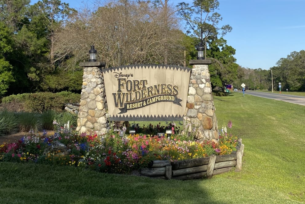 monument sign at fort wilderness resort