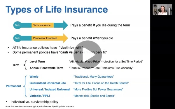 Different Types of Life Insurance