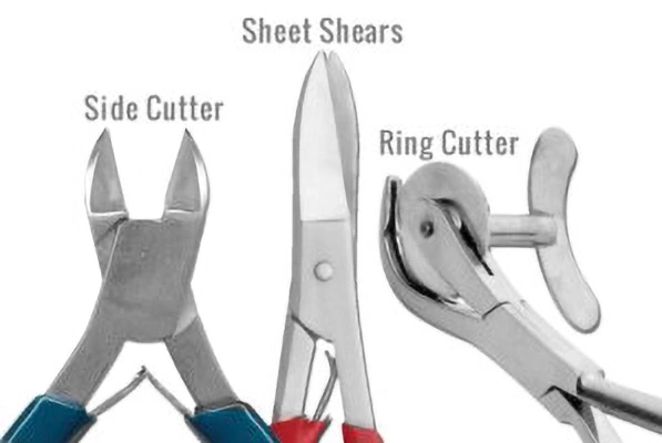 Jewelry cutting tools - Side cutter, Sheet shears, Ring cutter