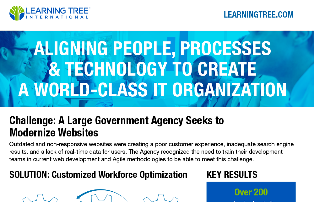 Aligning People, Processes & Technology to Create a World-Class IT Organization