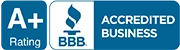 A+ Rating, BBB Accredited Business
