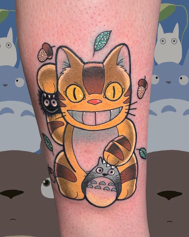 totoro tattoo miyazaki