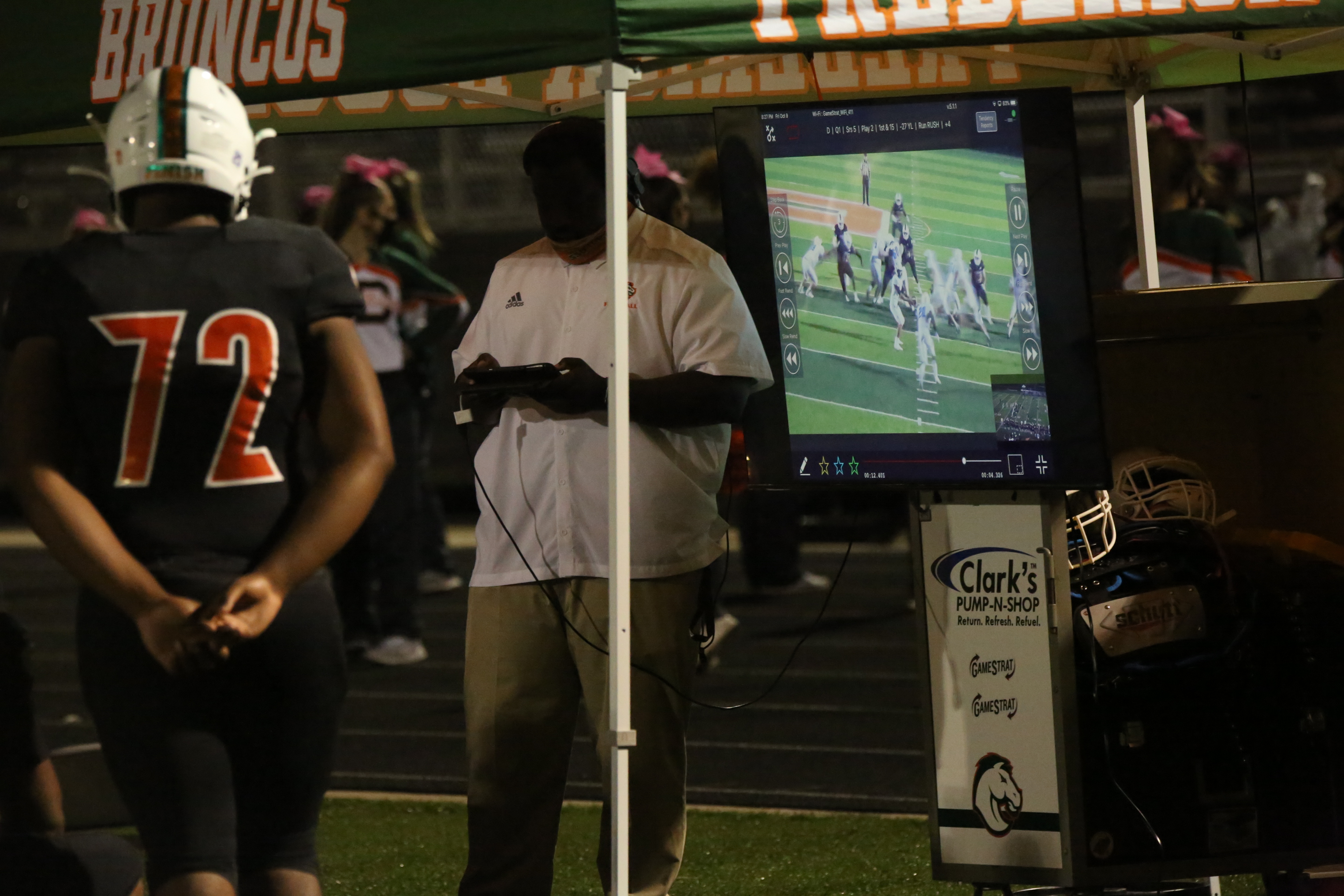 frederick-douglass-football-sideline-tent