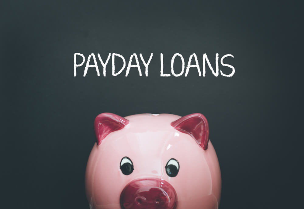 payday loans and piggy bank