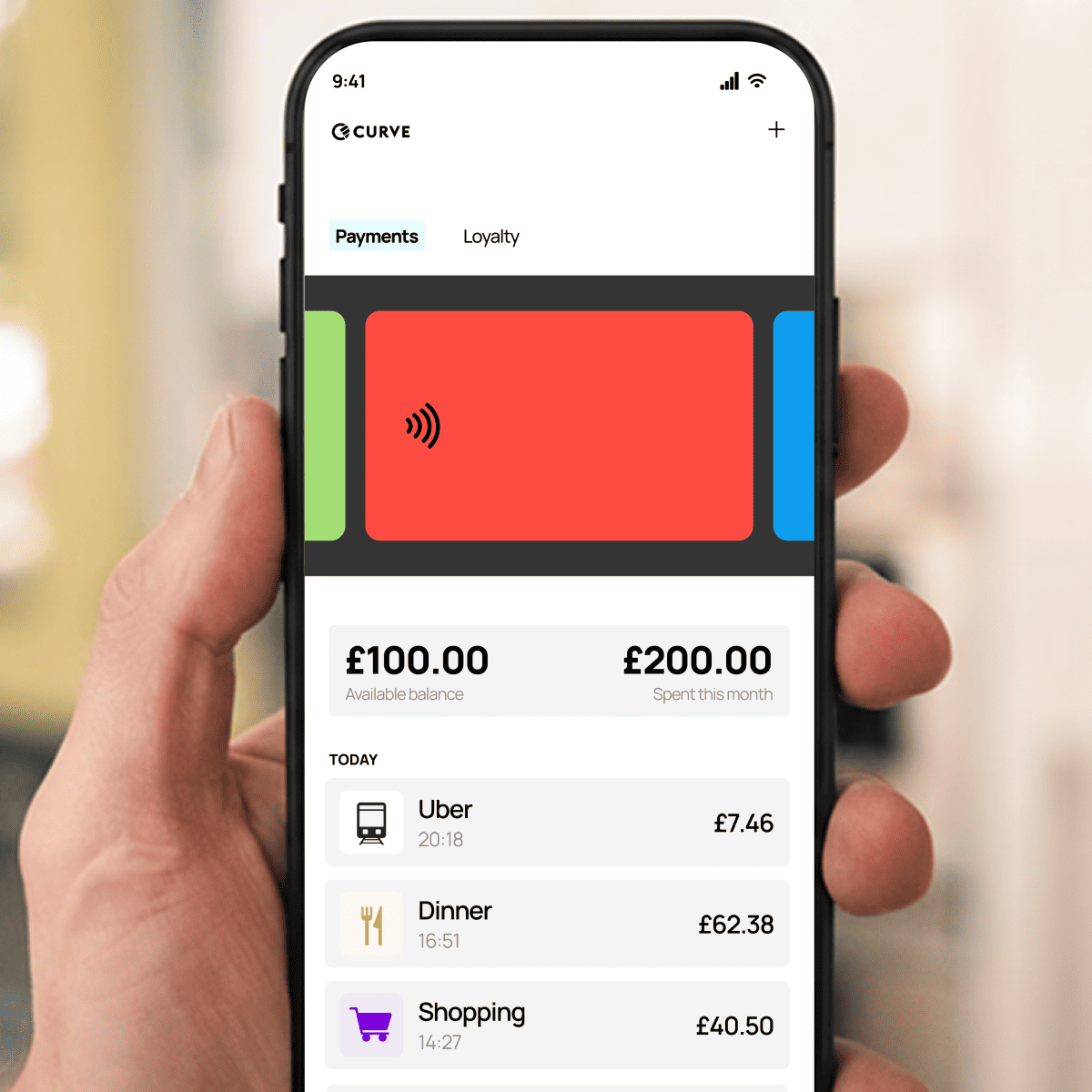 How Curve Pay works - step 1