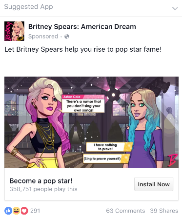 Britney Spears: American Dream Advertisement