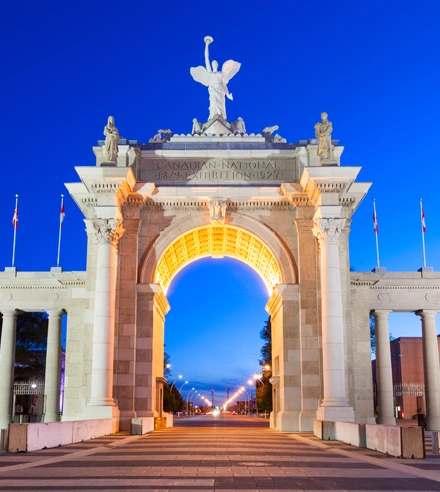 Exhibition Place Archway Entrance in Toronto